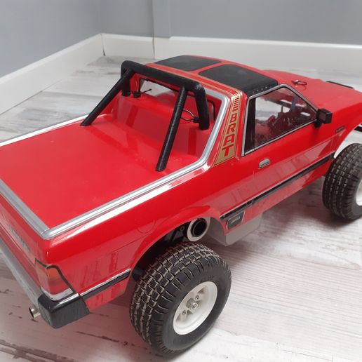 🚗 Tamiya Subaru Brat roll cage and side mirrors・Free STL File