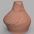 vase owl 23.png Owl vase
