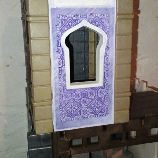 Playmobil Arab.Persian window,Arabisch-Persisches Fenster,Ventana árabe-persa compatibile playmobil 3666 sett Burg,Castillo,Castle,Ritter,Knight,Warrior,Barbarian 3D model