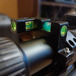 Уровень1.jpg Archivo STL Nivel para mira telescópica 30mm・Modelo para descargar y imprimir en 3D