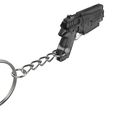 Fallout_10mm_Keychain_1.3181.jpg Keychain - 10mm Pistol - Fallout 4 - Printable 3d model - STL files