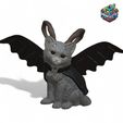 IMG_1039.jpeg Gothic Winged Horned Cat Figur - Halloween
