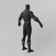 Black-Panther0009.png Black Panther Lowpoly Rigged