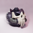 Pot_Marines_Helmet_Skull_IMG_02.png Pot - Marines Helmet Skull - 3D PRINT
