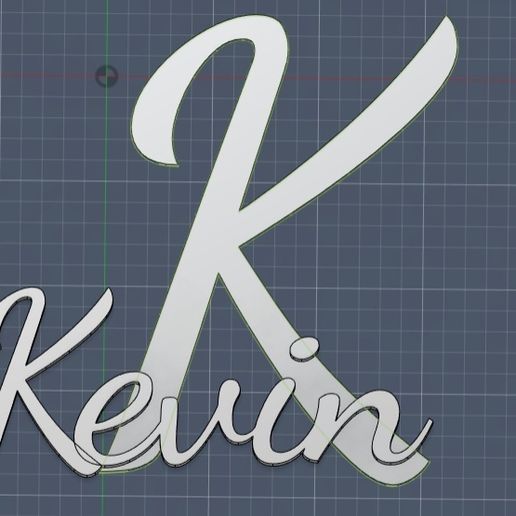 Kevin- Nameplate for children's room