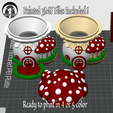Fairy-Mushroom-House-Render-Painted-2.png Fairy Mushroom House - Dice Tower - Container