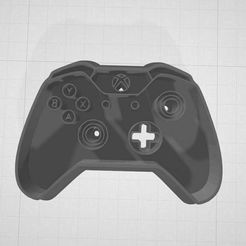 Xbox cutter 1.JPG XBOX Controller Cookie Cutter with Logo and Buttons A,B,X,Y Imprints Full Design