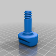 Need_4_x_Light_Arm_Knob1_Full3D_MKI.png STL-Datei Camping Light Stand (zur Verwendung mit aufladbaren Fahrradlampen) kostenlos・Design für 3D-Drucker zum herunterladen