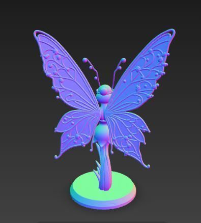 🦋 Butterfly fairies・ STL File for 3D printing・Cults