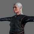 3.jpg Animated Elf woman-Rigged 3d game character Low-poly 3D model
