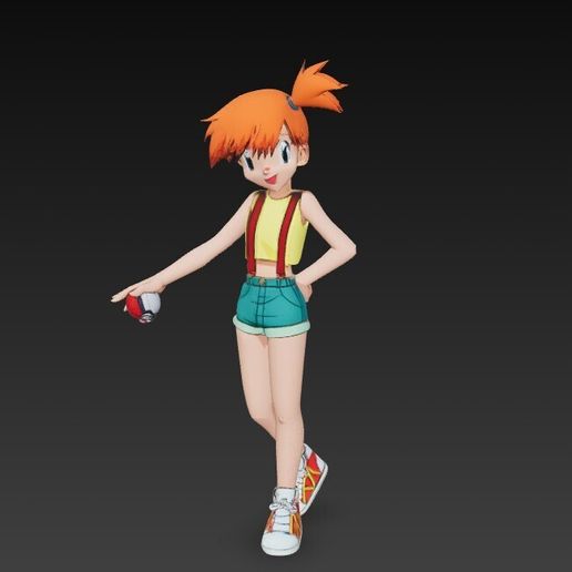 Misty is ready for the Pokemon hunt