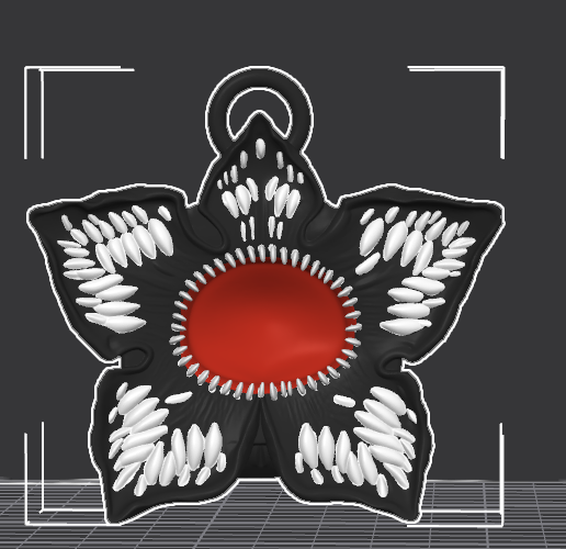 Demogorgon-Colorido.png Keychain Demogorgon Stranger Things