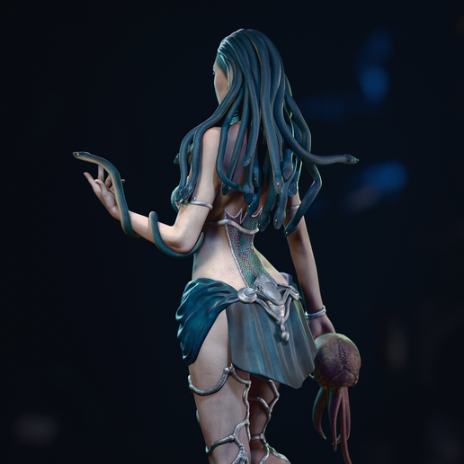 3D file Medusa wirth bases 🏛️ ・Model to download and 3D print・Cults