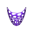 Polygopn_Mask_-_Voronoi_single_walled.stl Polygon Mask - Voronoi Style (Single walled)