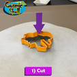 Step-1.png Fichier STL Découpeur de biscuits Bulbasaur・Plan pour impression 3D à télécharger