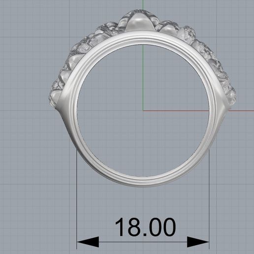 Screenshot_6.jpg Бесплатный STL файл Skull ring skeleton ring jewelry 3D print model・Модель для загрузки и 3D-печати, Cadagency