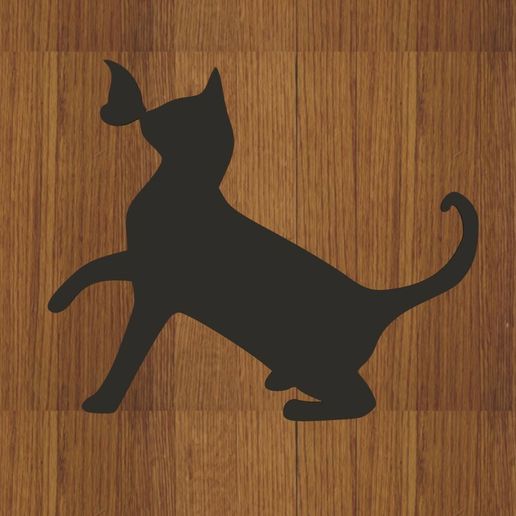 WALL DECORATION cat - 3D model önizlemesi