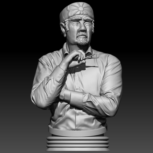 Bust Mr. Miya gui 3D model