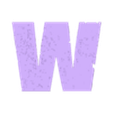 WWF RAW 1993 ENTRANCE - W - Logo Display by MANIACMANCAVE3D.stl WWF RAW 1993 ENTRANCE SET (Single Letters) by MANIACMANCAVE3D