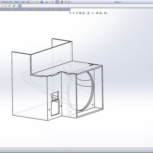 Anet A8 PSU cover with direct cooling (Modulair) 3D model