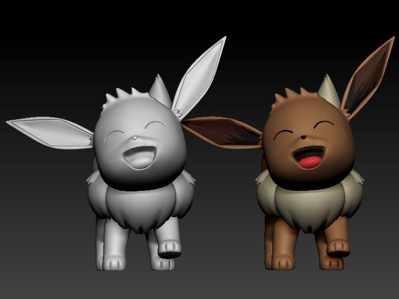 Descargar archivo STL Pokemon eevee • Plan para imprimir en 3D ・ Cults