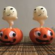 Figura fantasma de calabaza