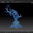 ZBrush2.jpg Archivo 3D Camaleón pantera- Furcifer pardalis NosyBe-con-lengua-STL-3D-print-file-con-full-size-texture-high-polygon・Modelo de impresora 3D para descargar