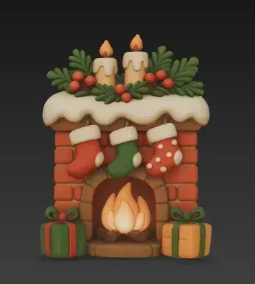 Santa's fireplace