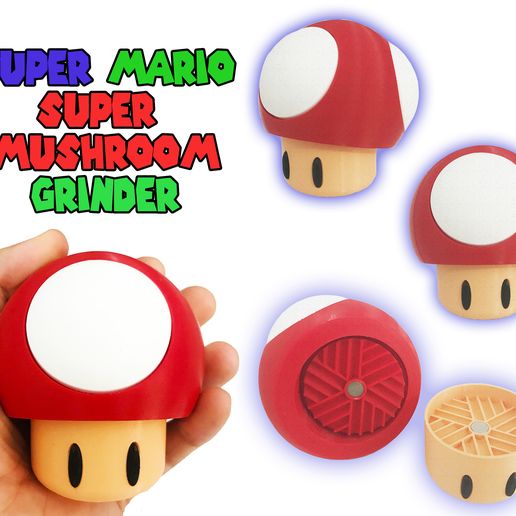 toad.jpg STL file Super Mushroom Grinder - Mario bros・3D print object to download, Filar3D