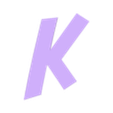 KM.stl STL file Letters and Numbers Indiana Jones Letters and Numbers | Logo・Model to download and 3D print