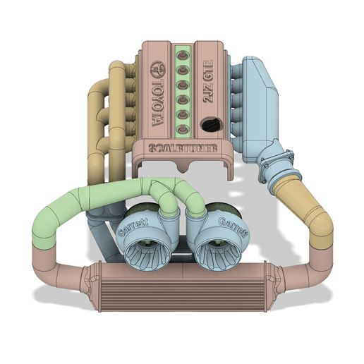 10.png 2JZ GTE Engine model