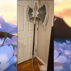 Machado/Poleaxe Stark para Cosplay - FRIEREN: BEYOND JOURNEY'S END