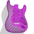 purple.png Hexagon Style Stratocaster Fender Body