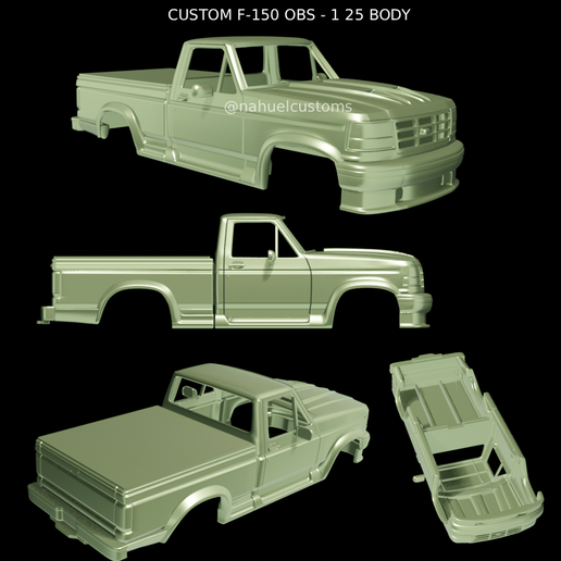 CUSTOM F-150 OBS - 1 25 BODY