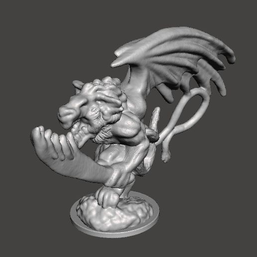 🩸 6MM SCALE CHAOTIC GREAT DEMON MINIATURE MODEL FOR SCIFI OR FANTASY ...