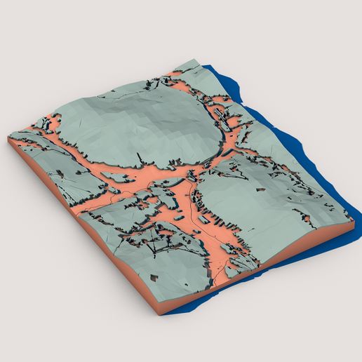 Low-Poly-Landscape0002.jpg Low-Poly Island Archipelago Terrain - Stylized 3D Landscape Map