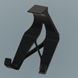 Front.PNG STL-Datei Under-Desk Controller Holder・Design für 3D-Drucker zum herunterladen, kaeveedesign