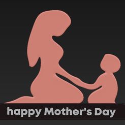 momday2.jpg Fichier STL Bonne fête des mères - feliz dia de la madre - Adorno o llavero・Modèle à télécharger et à imprimer en 3D
