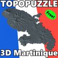 Thumbnail.jpg TopoPuzzle 3D Martinique (34 Pieces)