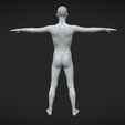 3.png Human Body Mesh In T-Pose
