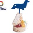 jednohubka 1.jpg Cocktail stick - Canape - DACHSHUND I