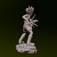 wip25.jpg Gon Freecss - Hunter x Hunter 3d print Statue - Figurine