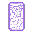 SGS_NOTE_II_RUBBER_CASE_VORONOI.stl STL-Datei Samsung Galaxy Note II Coque Élastique kostenlos・3D-Druck-Modell zum herunterladen