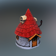 hut_03.png STL file Fairy Hut・3D printing template to download