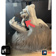 9.png WOLF HEAD WALL MOUNTED - HEADSET HOLDER