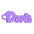 NameTag - Doris.stl Porta-chaves Fancy Name Tag - Doris