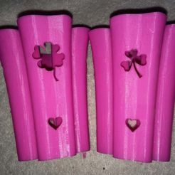 IMG_1391.jpg Pencil holder 3 and 4leaf-vase - shamrock - St. Patrick's Day