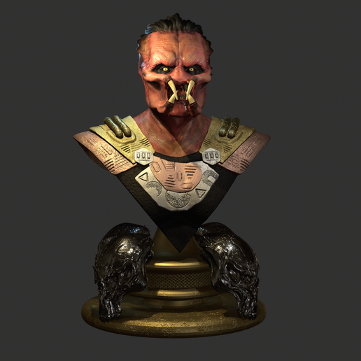 1000003212.png Predator Badlands - 3D-бюст с высокой детализацией (фан-арт скульптура)