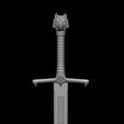 12.jpg Sword Game of Thrones Jon Snow, two size, 120 cm 47 Inch for FDM, Model Printing File STL for 3D Printing