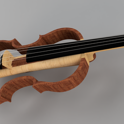 e00.png Full-size 4/4 electric violin, true CNC proportions